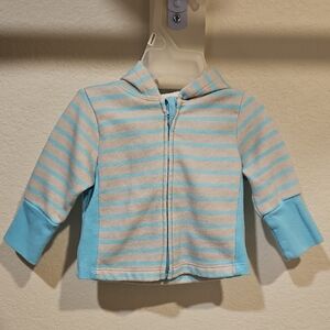 Hanes Zip Up Hooded Sweatshirt 6M